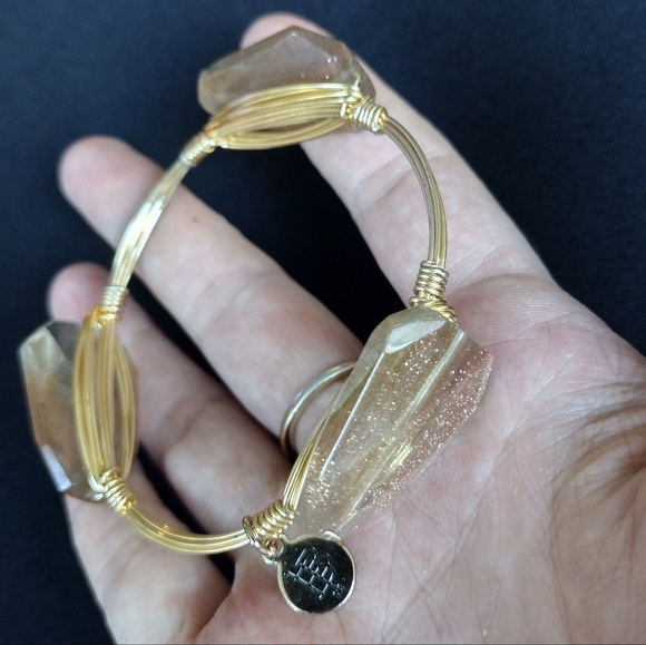 Bourbon And Bowties Gold Wire Wrapped Bracelet - Picture 5 of 11